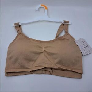 Auden Women's All-in-One Nursing and Pumping bra, New,